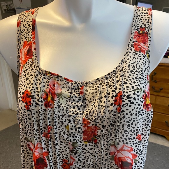 torrid Tops - Torrid Sleeveless Top with Split Cut on Back